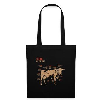 Steak Champ Winter BBQ Pitmaster - Tote Bag - black - Front