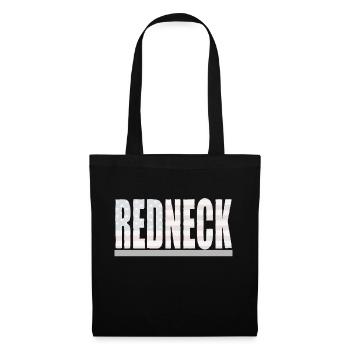 Redneck lettering flag USA retro style gift - Tote Bag - black - Front