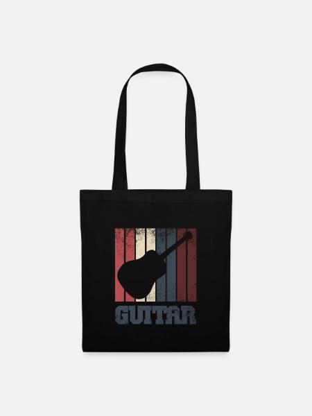gitarre - Stoffbeutel - Schwarz