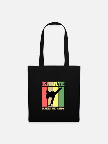 karaté - Sac en tissu - noir