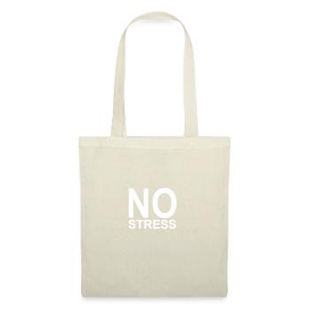 Le cadeau devise-parfait est sans stress - Sac en tissu - nature - Devant