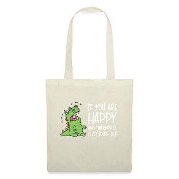 Dinosaures - Sac en tissu - nature - Devant