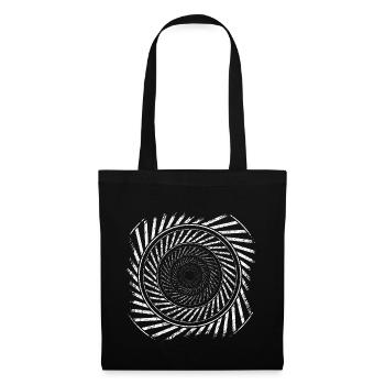 23K19spiral - Sac en tissu - noir - Devant