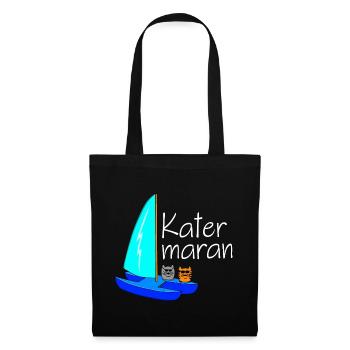 Katamaran - Stoffbeutel - Schwarz - Vorne