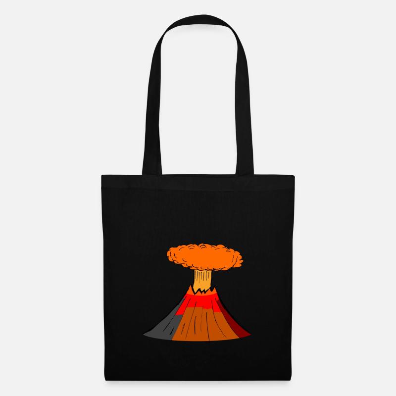 volcan - Sac en tissu - noir