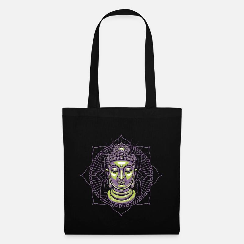 Buddhism Buddha gift idea - Tote Bag - black