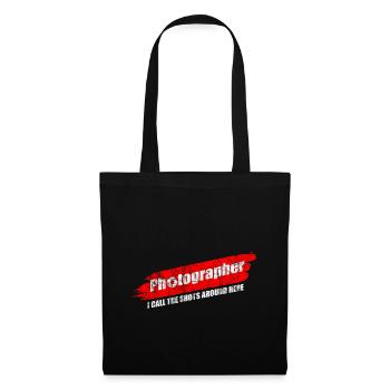 photographer - Tote Bag - black - Front