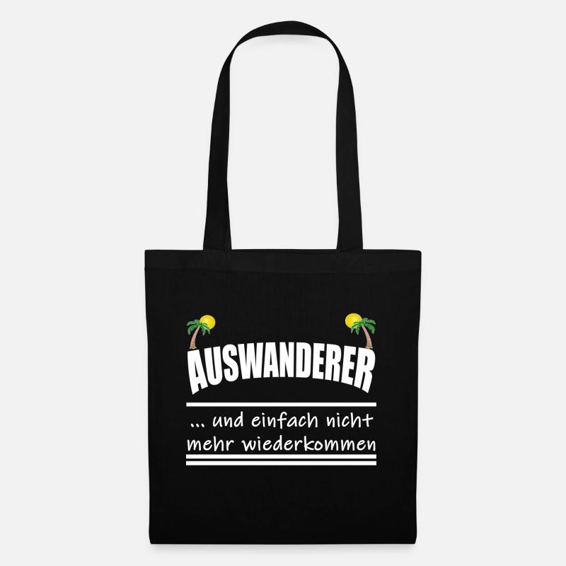 Emigrant Shirt Gift , emigrate - Tote Bag - black