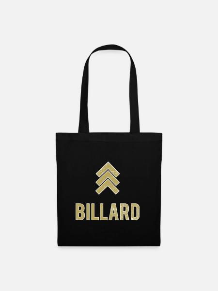 billard - Stoffbeutel - Schwarz