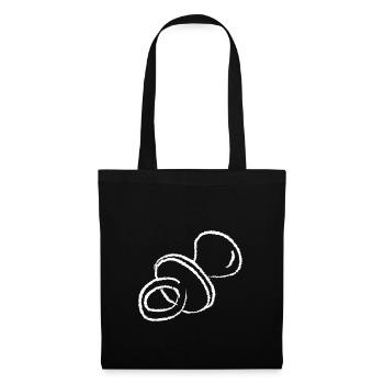 Bébé sucette sucette enfant ballot - Sac en tissu - noir - Devant