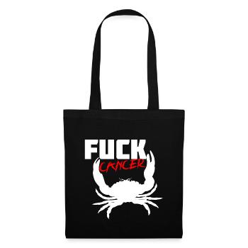 FUCK CANCER - CANCER - DISEASE - Tote Bag - black - Front