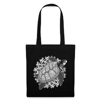 Turtle 23 - Stoffbeutel - Schwarz - Vorne