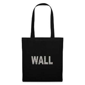 Wall - Stoffbeutel - Schwarz - Vorne