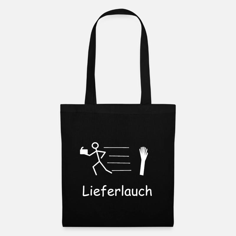 Lieferlauch - Stoffbeutel - Schwarz