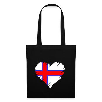 Faroe heart love - Tote Bag - black - Front