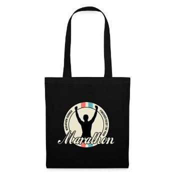 marathon - Tote Bag - black - Front