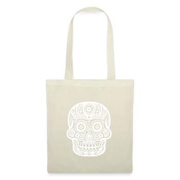 totenkopf - Stoffbeutel - Natur - Vorne