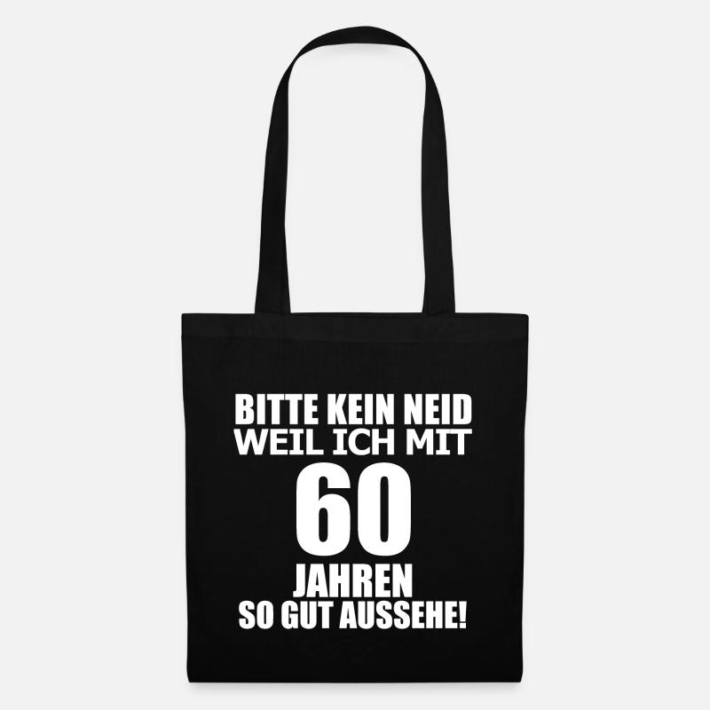 60th birthday gift - Tote Bag - black