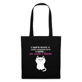 kitty Funny t-shirts - Tote Bag - black - Front