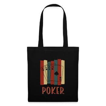 poker - Tote Bag - black - Front