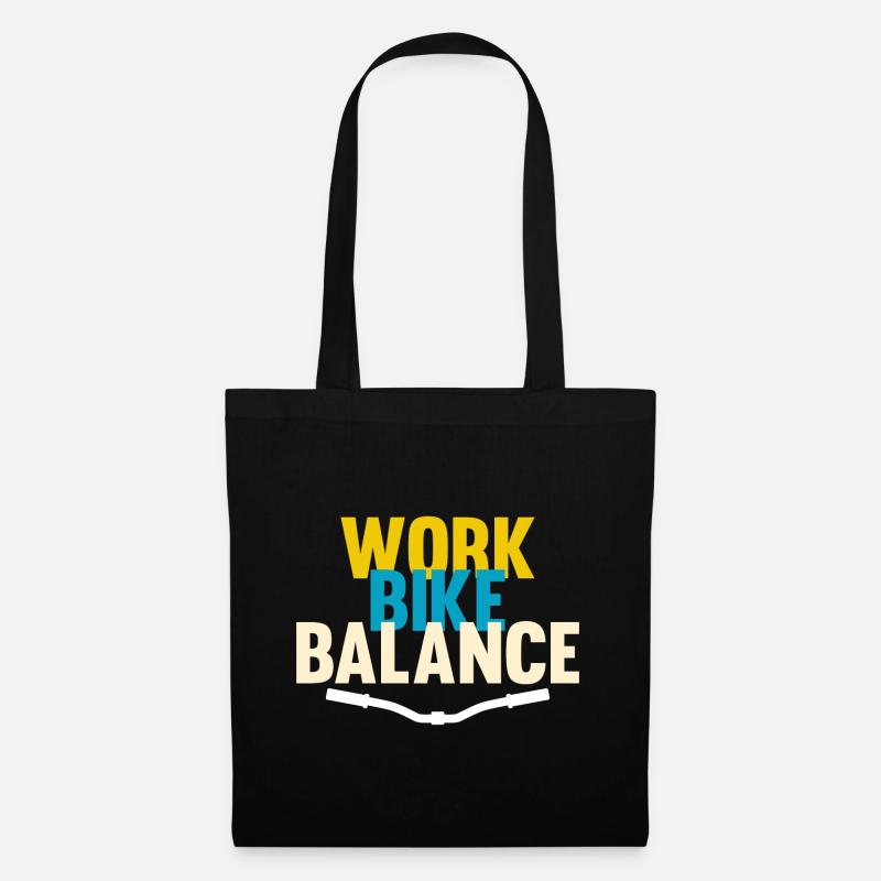 Work Bike Balance - Stoffbeutel - Schwarz