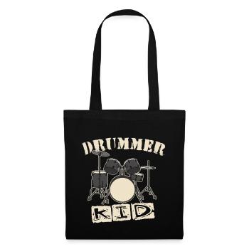 Drummer Kid - Tote Bag - black - Front