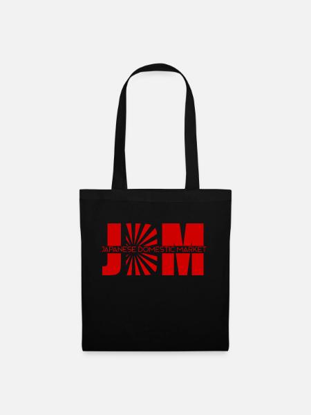 jdm logo - Tote Bag - black
