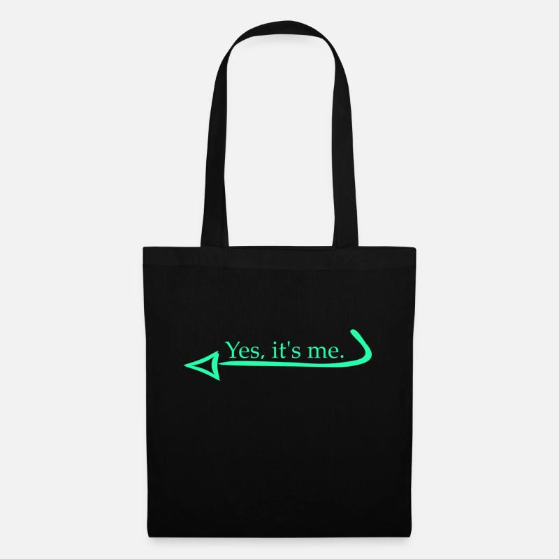 C’est une flèche - Sac en tissu - noir
