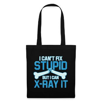 Radiologist X-ray Technician X-ray Assistant Wheel - Tote Bag - black - Front