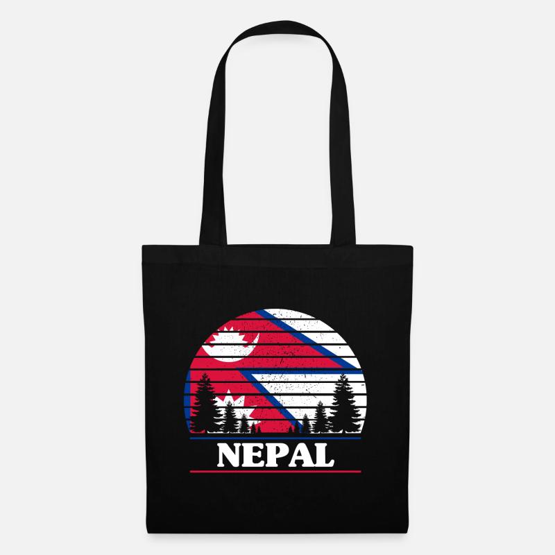 Nepal - Tote Bag - black