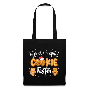 Xmas Official Christmas Cookie Tester Family Match - Tote Bag - black - Front