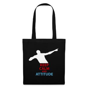 Calm and Attitude Silhouette - Tote Bag - black - Front