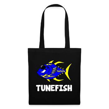 Tunefish - Stoffbeutel - Schwarz - Vorne