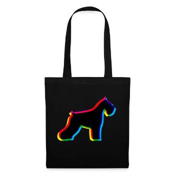 CMYK Schnauzer - Tote Bag - black - Front