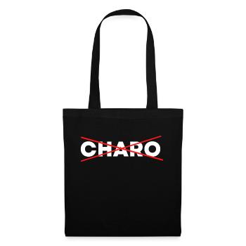 INTERDIT AU CHARO-TEE SHIRT HUMOUR - Sac en tissu - noir - Devant