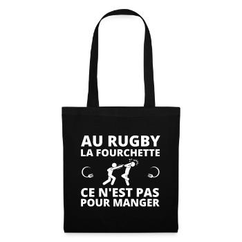 rugby, rugby sport, rugby humour - Sac en tissu - noir - Devant