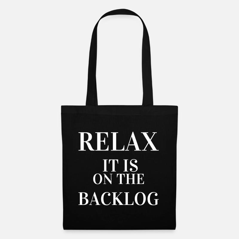 Relax it is on the backlog Product Owner - Stoffbeutel - Schwarz