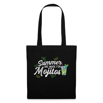 Pour Mojitos fait barman cadeau - Sac en tissu - noir - Devant