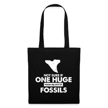 Paläontologe Designs Fossil Hunter Student - Stoffbeutel - Schwarz - Vorne