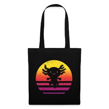 Axolotl Retro Style Vintage - Tote Bag - black - Front
