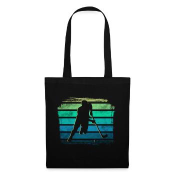 Floorball - Sac en tissu - noir - Devant