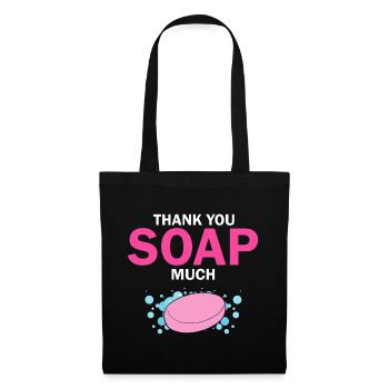 Conception de fabrication de savon pour les conceptions de fabricants de savon - Sac en tissu - noir - Devant