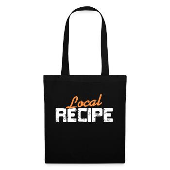 Recette locale vintage T-shirt de cuisine génial - Sac en tissu - noir - Devant