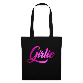 Girlie - Sac en tissu - noir - Devant