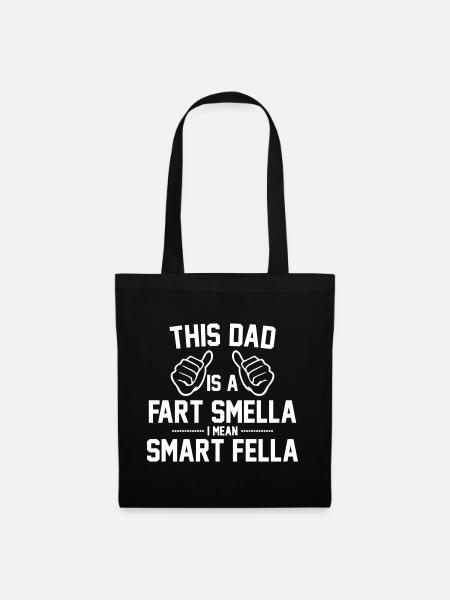 SMART FELLA VATER - Stoffbeutel - Schwarz