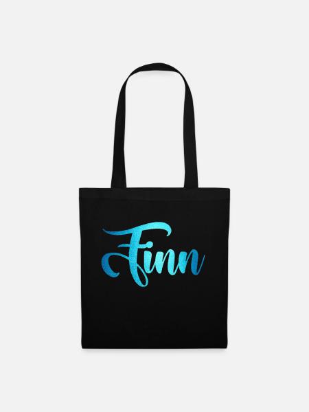 Finn - Stoffbeutel - Schwarz