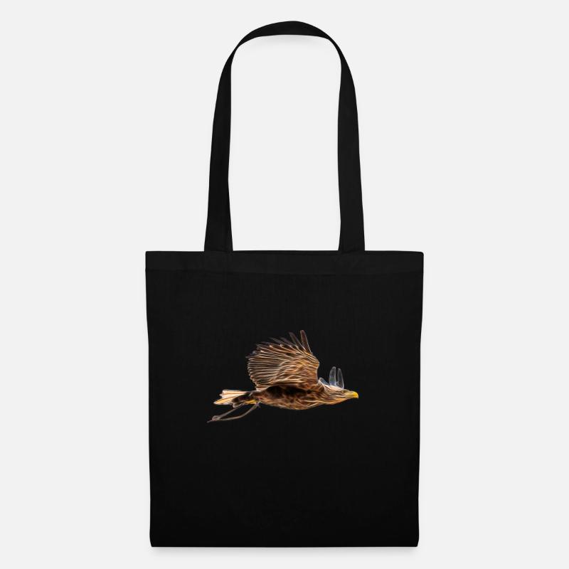 fractalius eagle 2 - Sac en tissu - noir