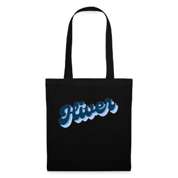 hiver - Sac en tissu - noir - Devant