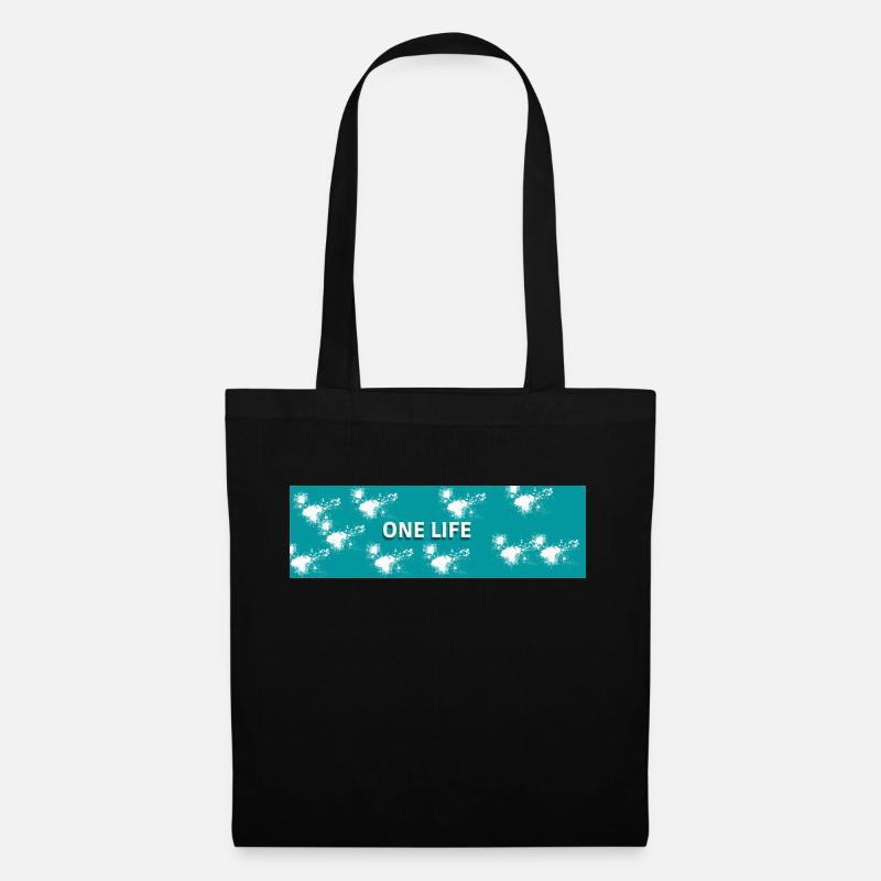 ONE LIFE - Sac en tissu - noir