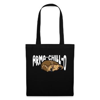 Cadeau de tatou Dicton drôle - Sac en tissu - noir - Devant